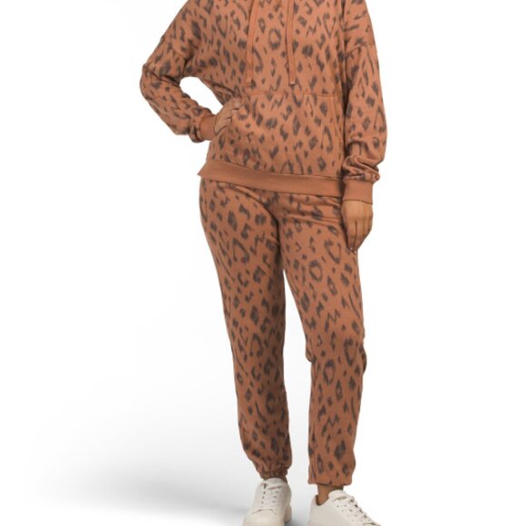 NEW MICHAEL STARS Made In Usa Ray Relaxed Jogger Pants TERRA for women 166mn - Picture 3 of 8